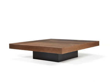 LAUSANNE - Square wooden coffee table for living room by HUGUES CHEVALIER - view 2